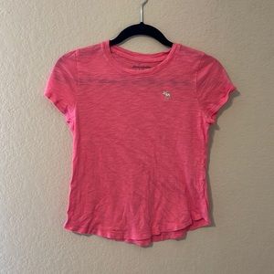 Abercrombie girls pink t-shirt